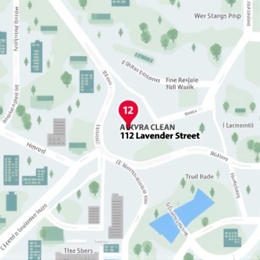 Map showing location of Aurora Clean at 112 Lavender Street, Singapore.